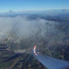 Flugwegposition um 12:22:47: Aufgenommen in der Nähe von Gemeinde Reichenau an der Rax, Österreich in 2543 Meter